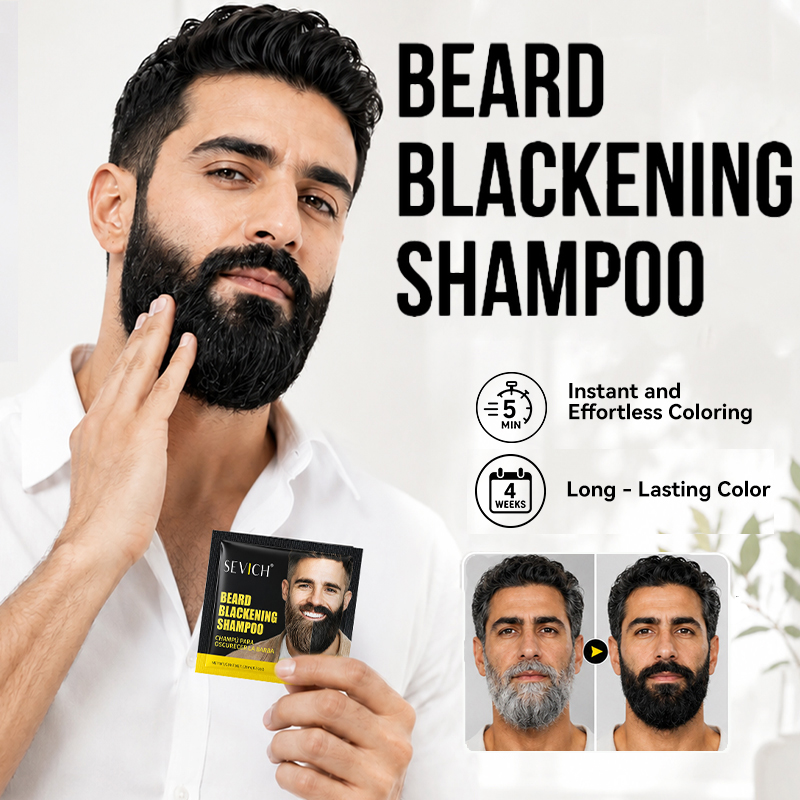 Shaving Cream - 10-pak naturalnego czarnego szamponu koloryzującego do